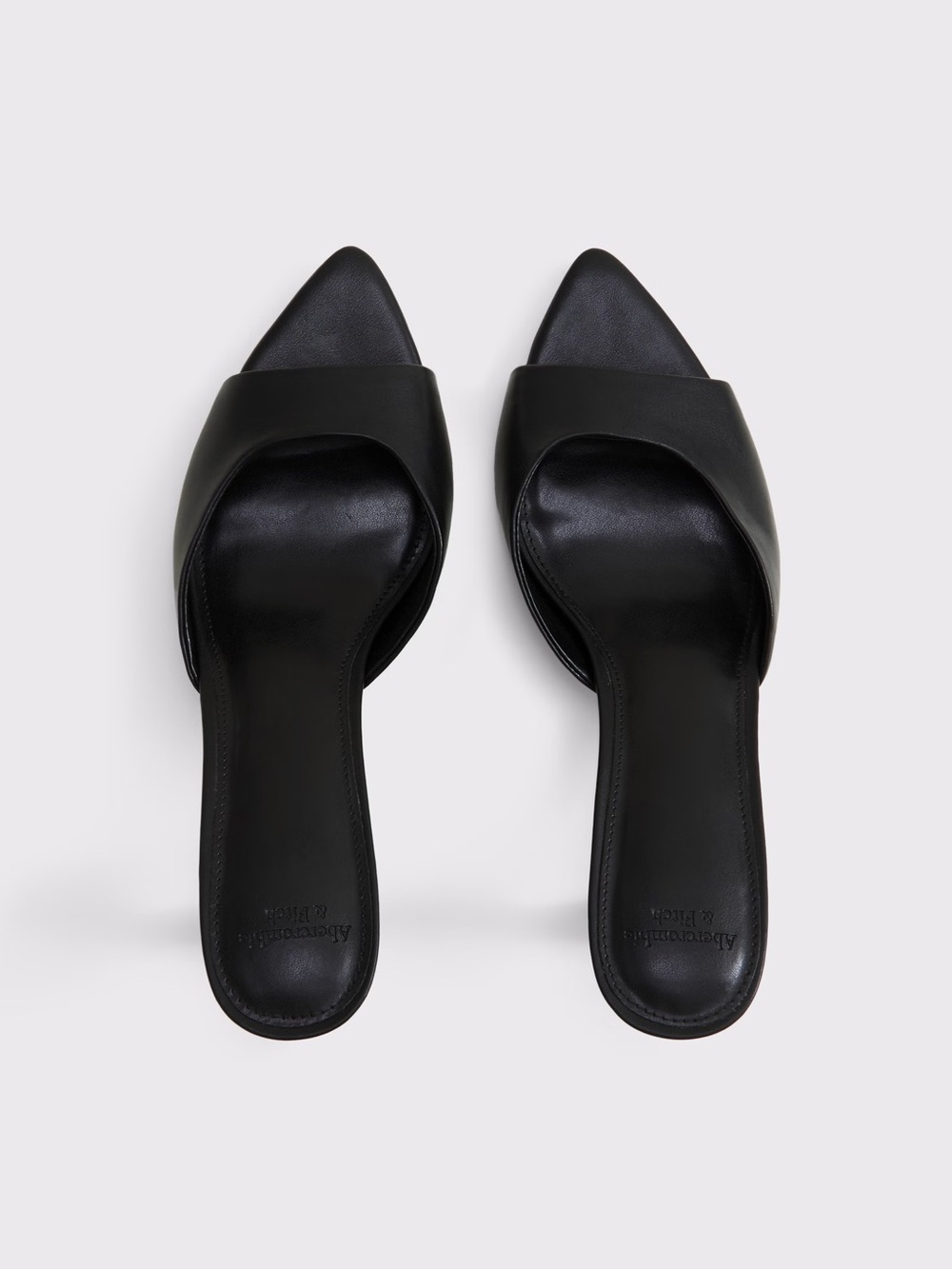 Abercrombie Thick-Strap Mule Heels